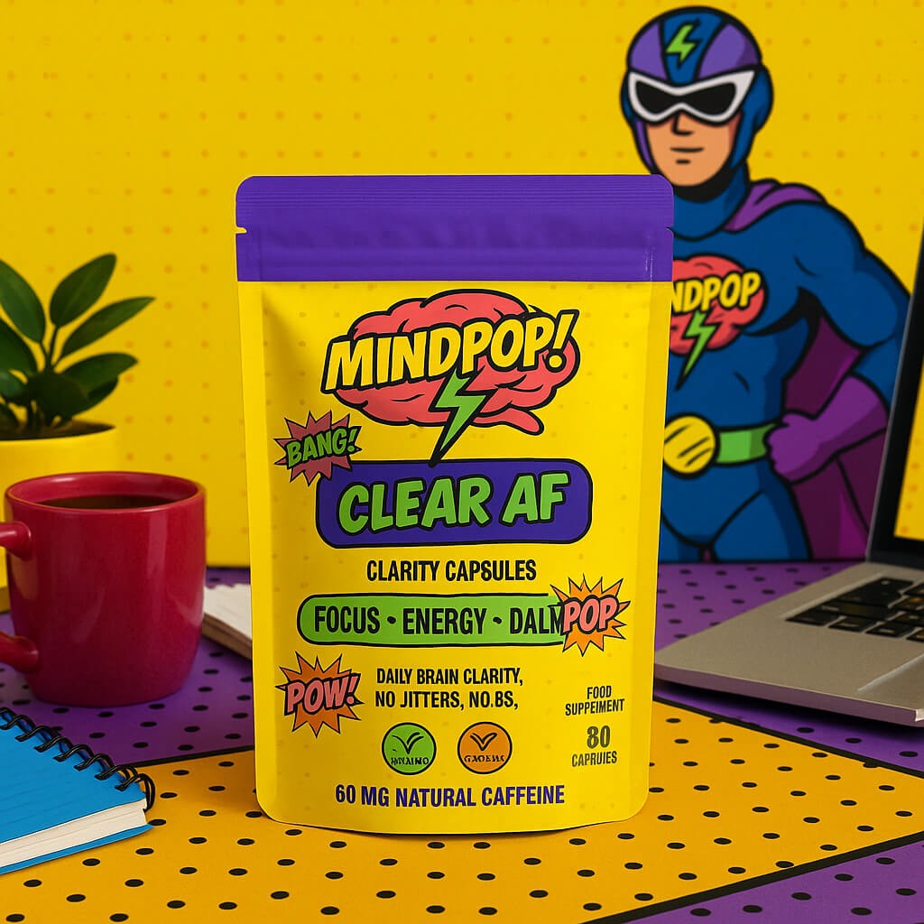 MindPop! Clear AF – For creators, thinkers & doers. Stay focused. Stay calm. Stay Clear AF.