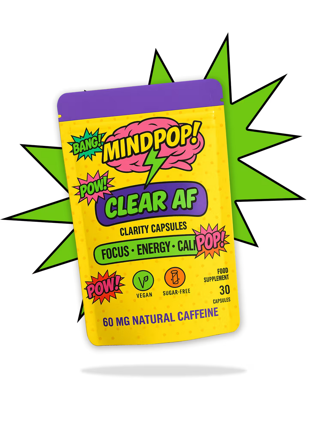 MindPop! Clear AF – For creators, thinkers & doers. Stay focused. Stay calm. Stay Clear AF.