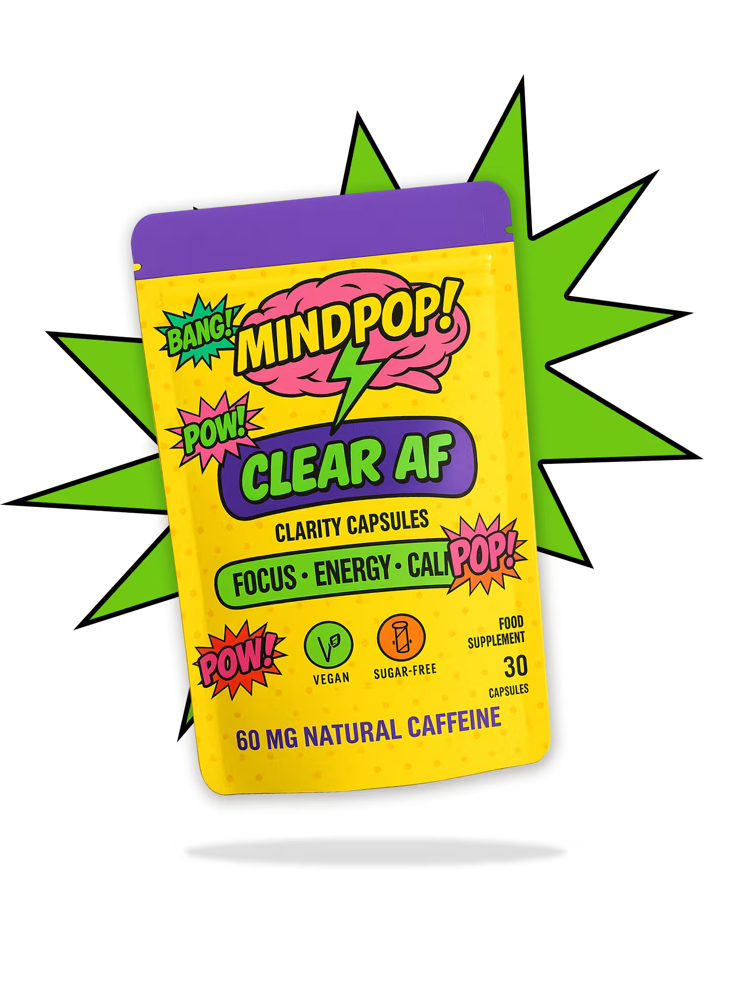 MindPop! Clear AF – For creators, thinkers & doers. Stay focused. Stay calm. Stay Clear AF.