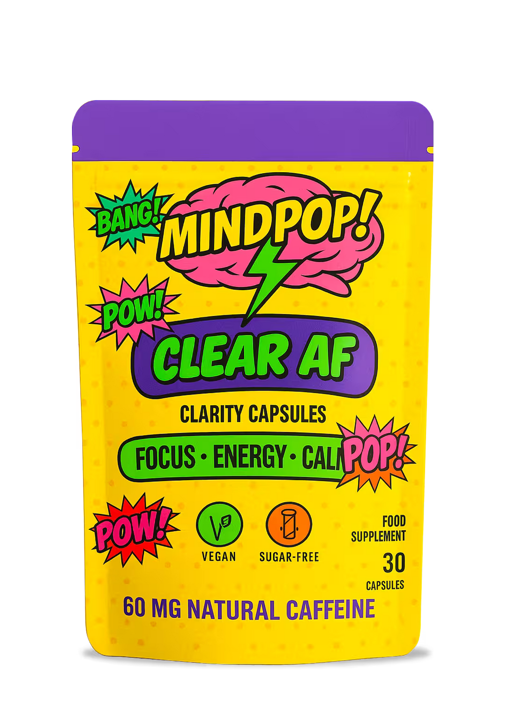 MindPop! Clear AF – For creators, thinkers & doers. Stay focused. Stay calm. Stay Clear AF.